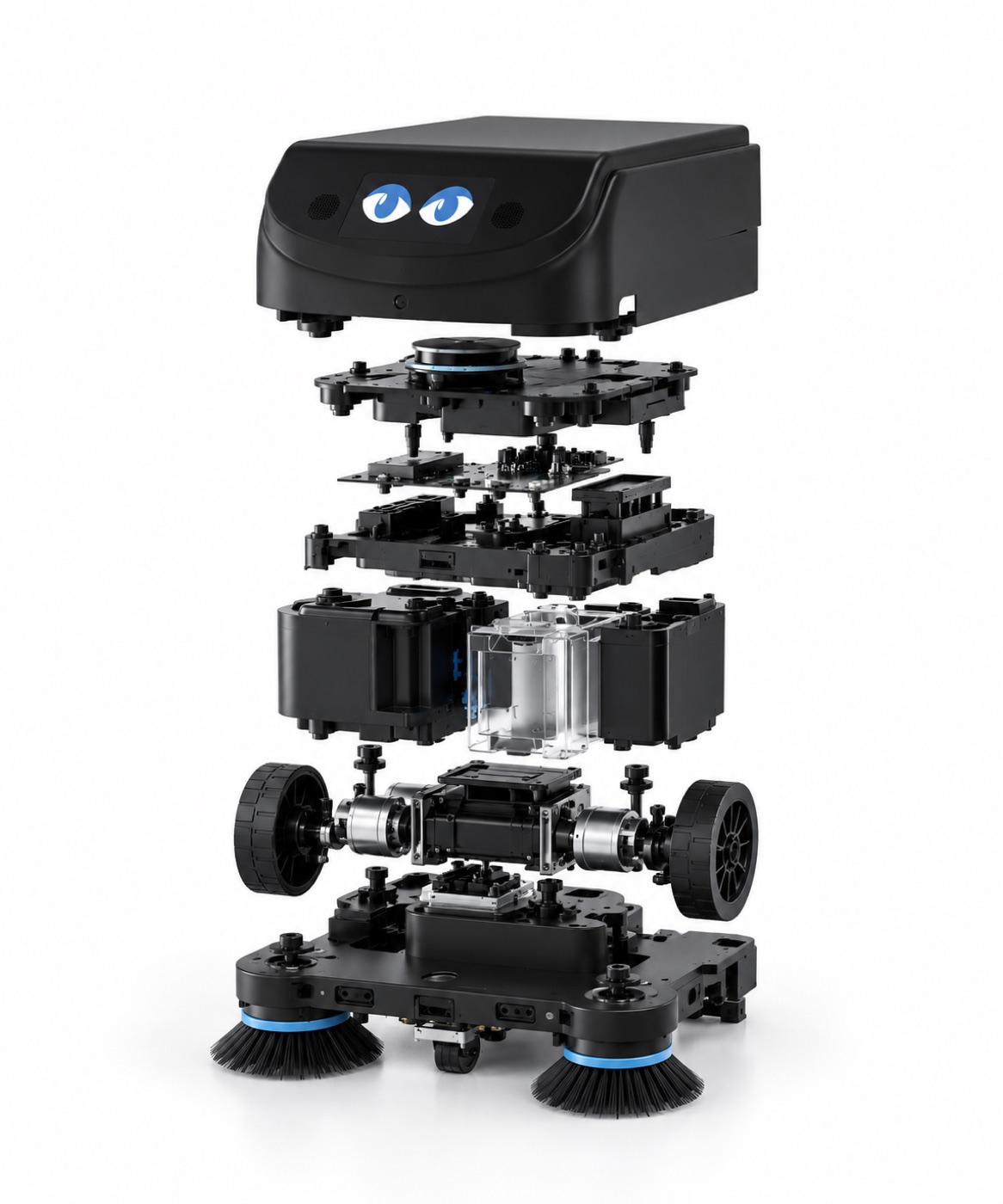 Vue éclatée du robot CLEANY