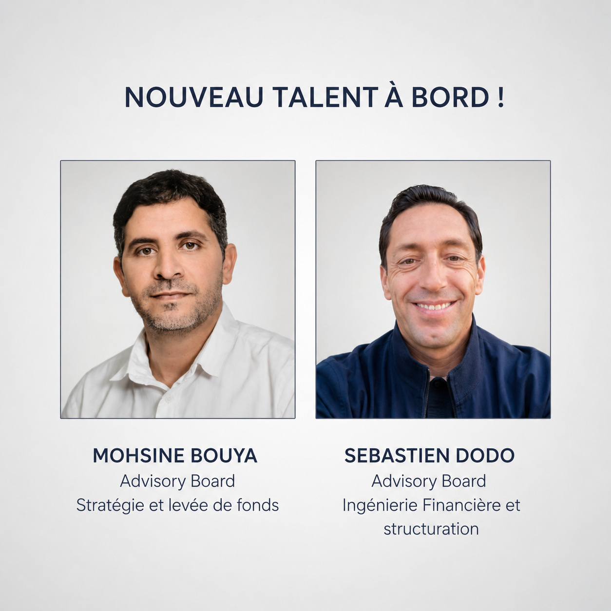 Sebastien Dodo et Mohsine Bouya rejoignent l'Advisory Board d'AI Robotics