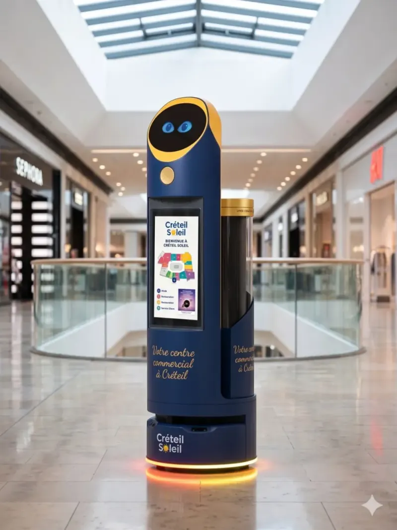 PRITEE en service dans un centre commercial